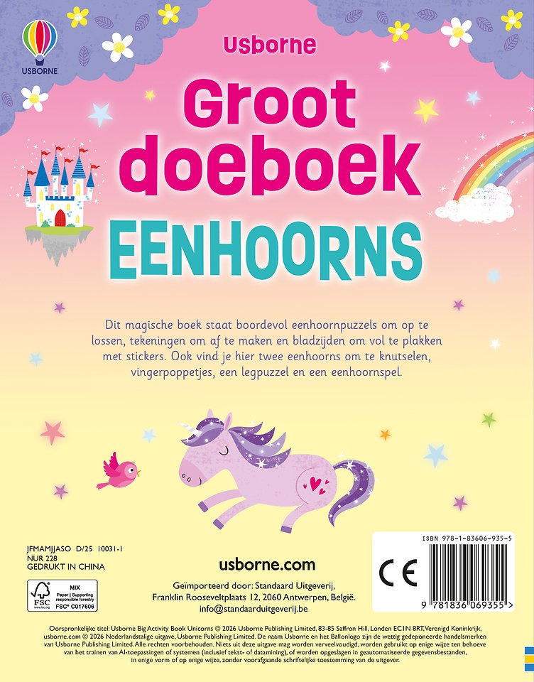 Groot doeboek Eenhoorns