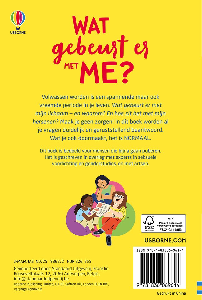 Wat gebeurt er met me? Voor meisjes