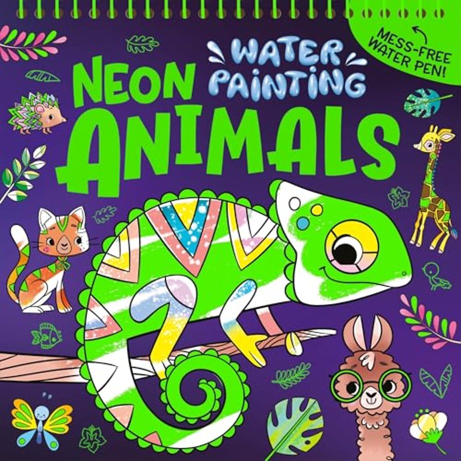 Neon Water Painting Animals