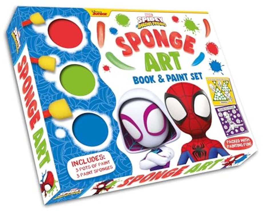 Marvel Spidey and his Amazing Friends: Sponge Art Book & Paint Set