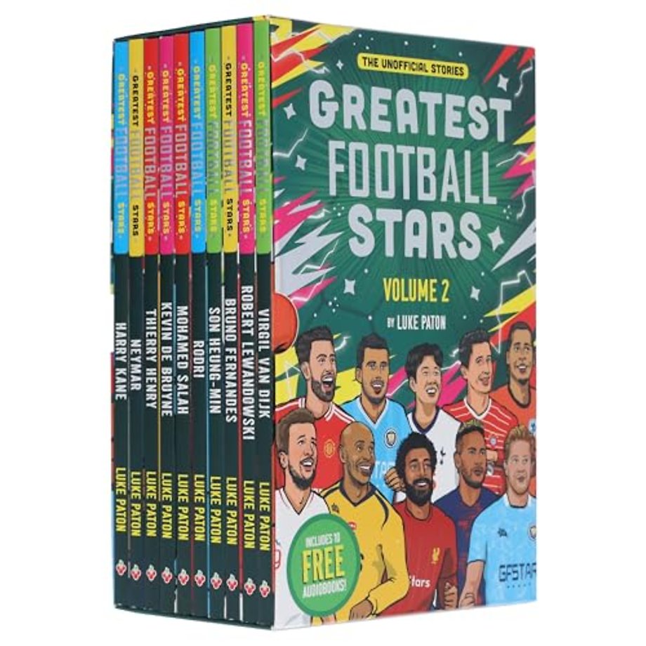 The Greatest Football Stars 10 Book Collection Volume 2