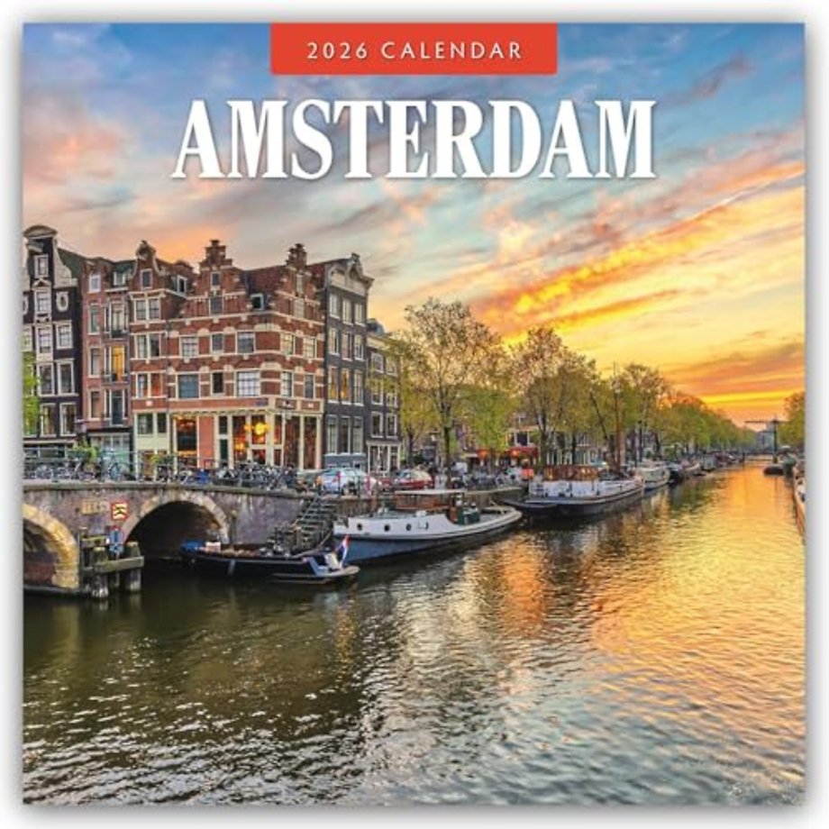 Amsterdam  2026 Square Wall Calendar