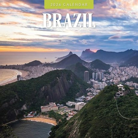Brazil 2026 Square Wall Calendar