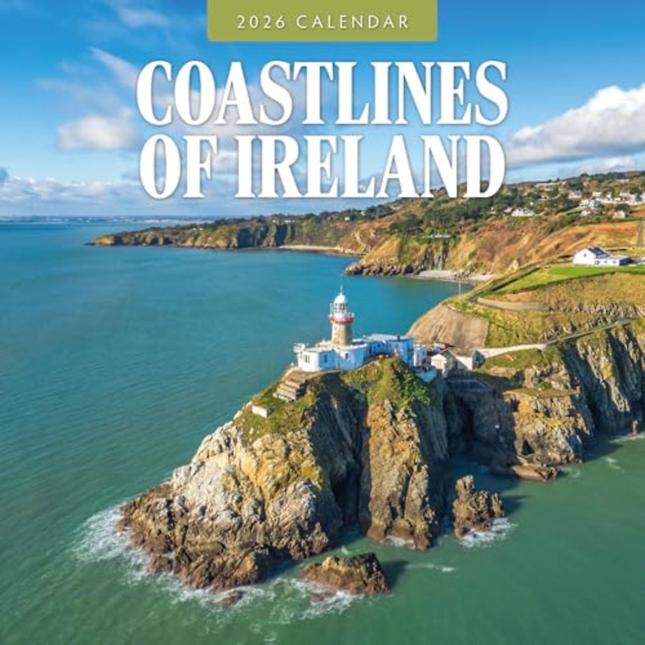 Coastlines of Ireland 2026 Square Wall Calendar