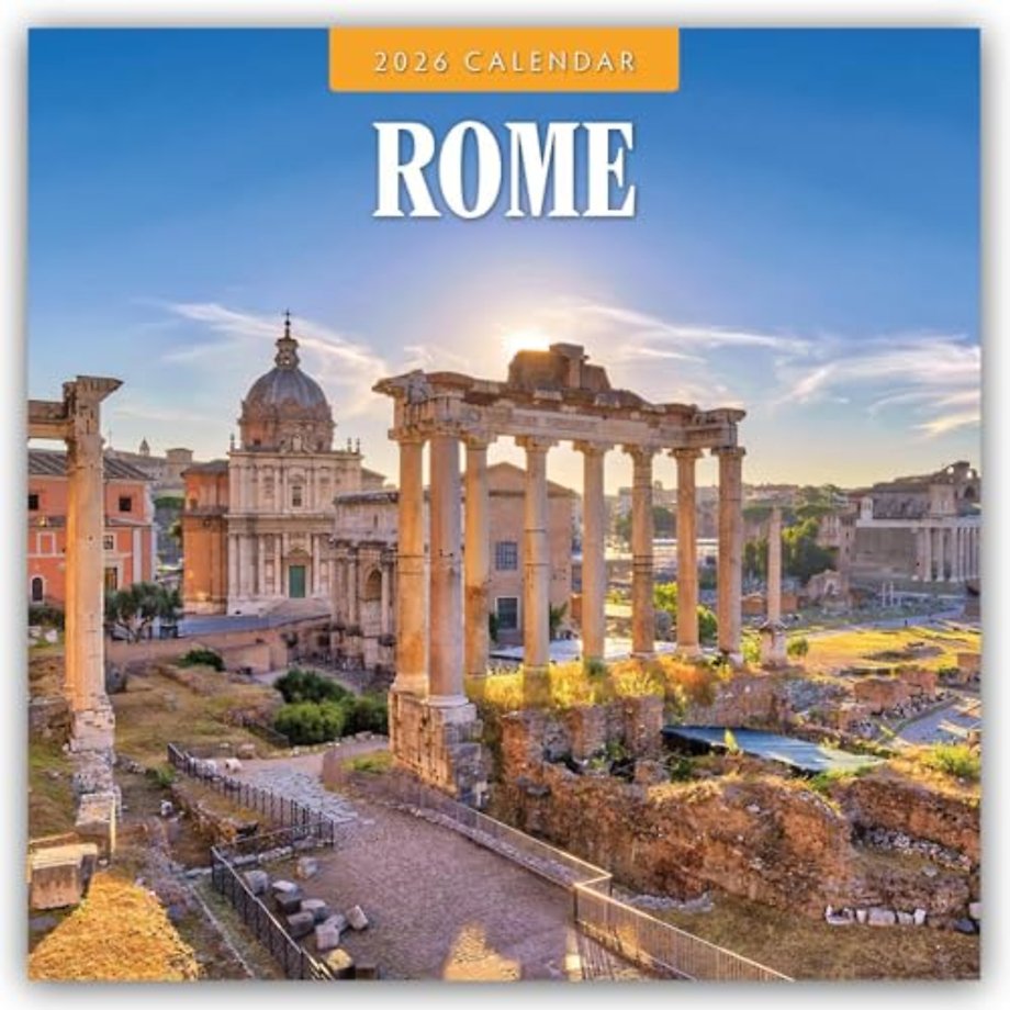Rome 2026 Square Wall Calendar