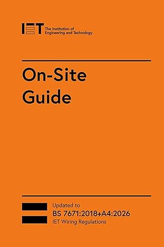 On-Site Guide (BS 7671:2018+A4:2026)