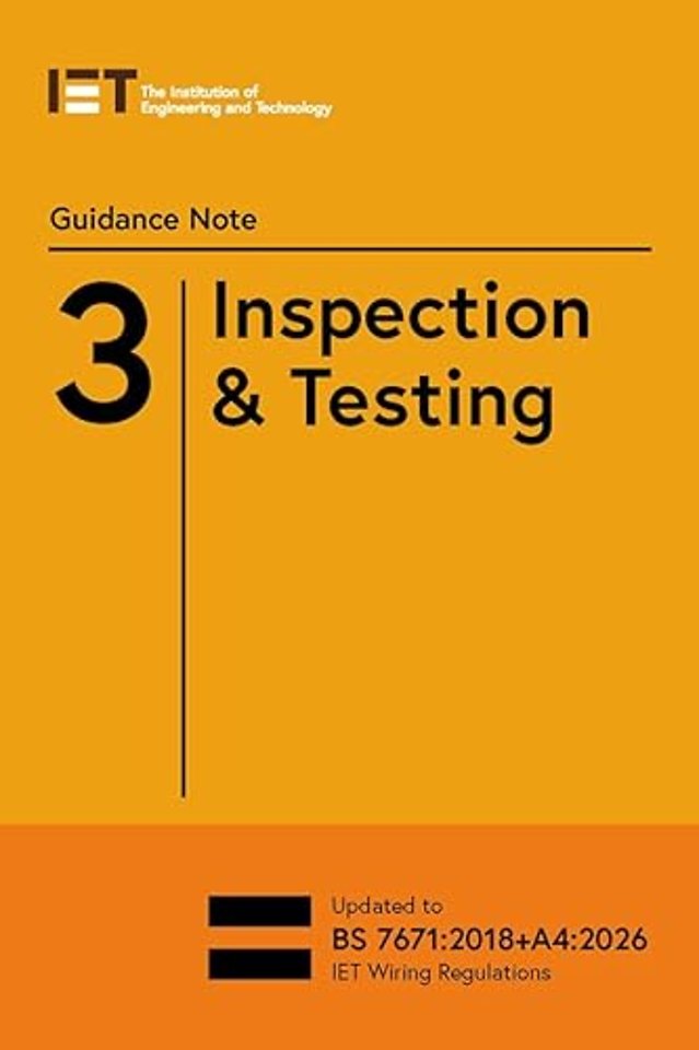 Guidance Note 3: Inspection & Testing