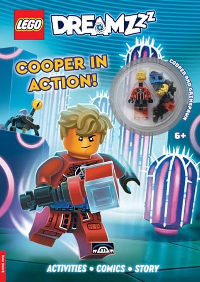 LEGO® DREAMZzz™: Cooper in Action Activity Book (with Cooper LEGO minifigure and grimspawn mini-build)