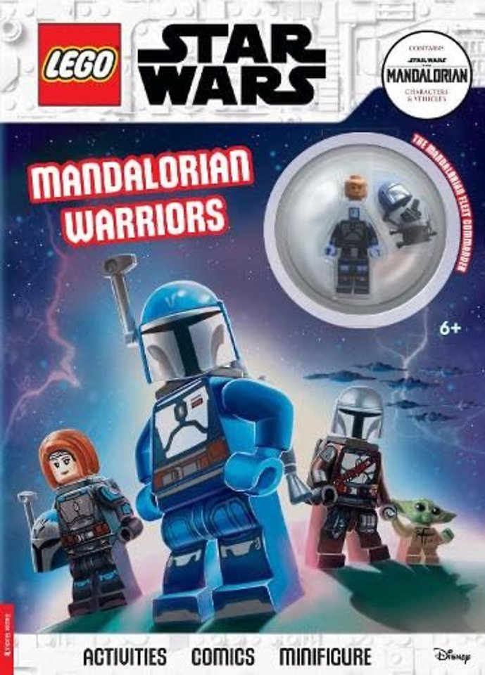 LEGO® Star Wars™: Mandalorian Warriors Activity Book (with Mandalorian Fleet Commander LEGO minifigure)
