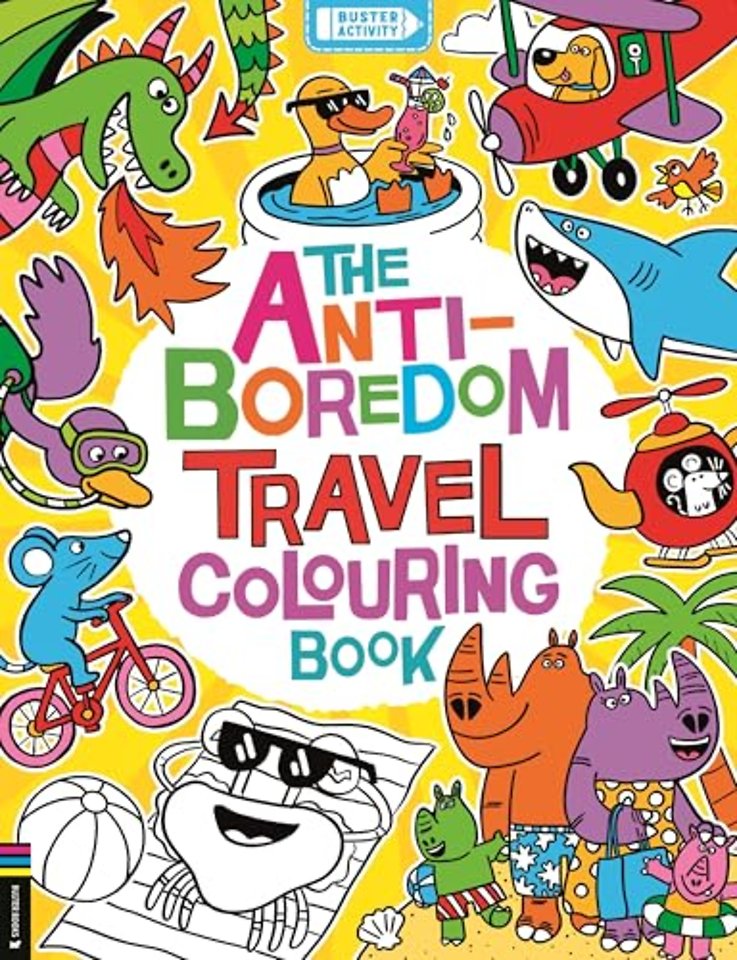 The Anti-Boredom Travel Colouring Book