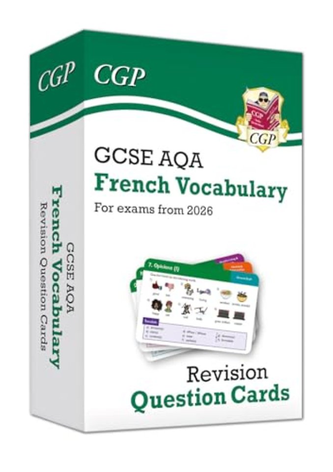 New GCSE AQA French: Vocabulary Revision Question Cards (for exams from 2026)