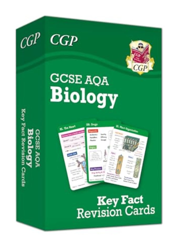 New GCSE Biology AQA Key Fact Revision Cards - Summary cards for quick revision