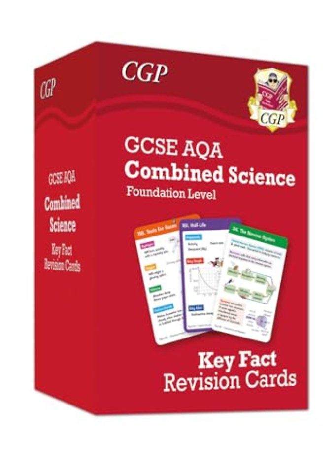 New GCSE Combined Science AQA Foundation Key Fact Revision Cards - Summary cards for quick revision