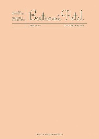 Fictional Hotel Notepads: Bertram's Hotel