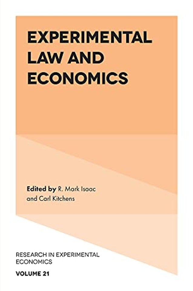 Experimental Law and Economics