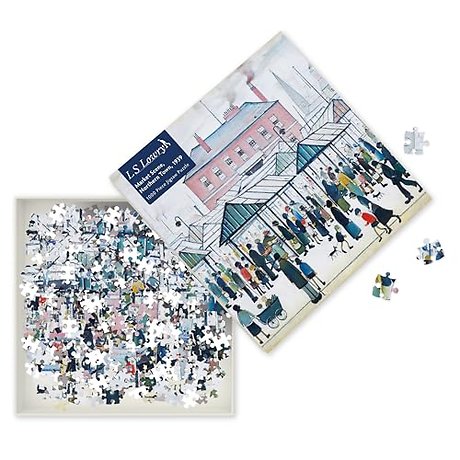 Adult Sustainable Jigsaw Puzzle L.S. Lowry: Market Scene, Northern Town, 1939