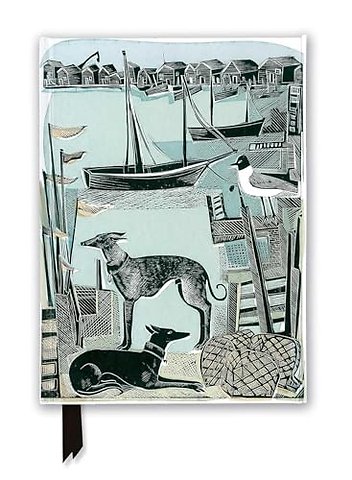 Angela Harding: Harbour Whippets (Foiled Journal)