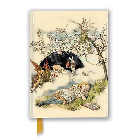 British Library: Alice Asleep, from Alice’s Adventures in Wonderland (Foiled Journal)