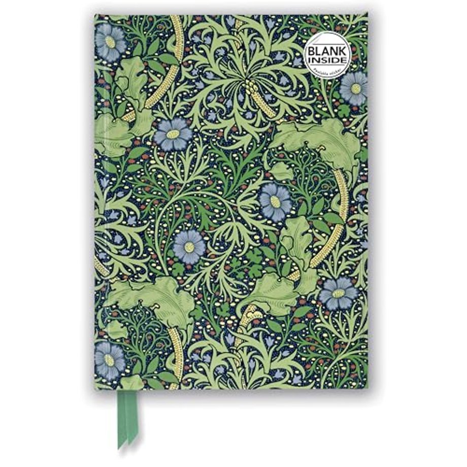 William Morris: Seaweed (Foiled Blank Journal)