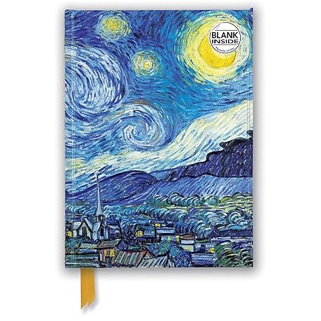 Vincent van Gogh: The Starry Night (Foiled Blank Journal)