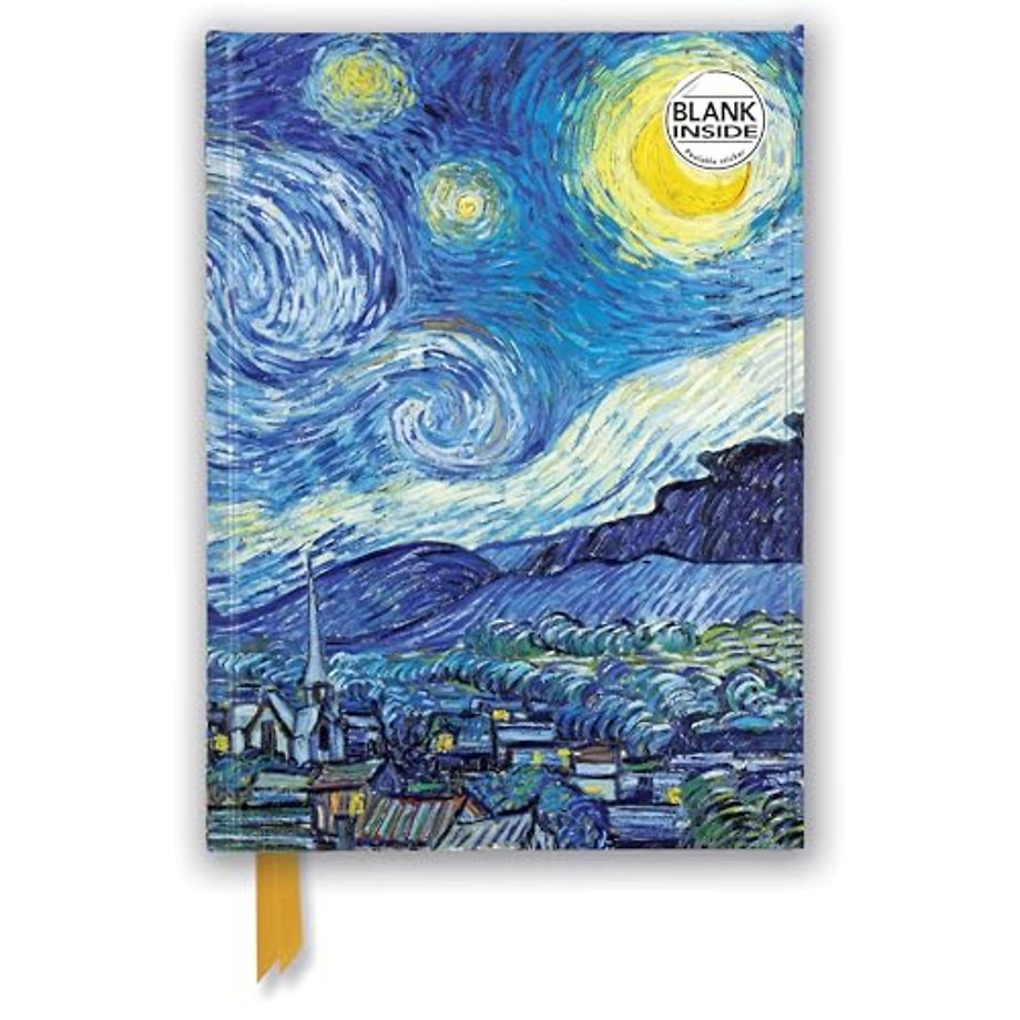 Vincent van Gogh: The Starry Night (Foiled Blank Journal)