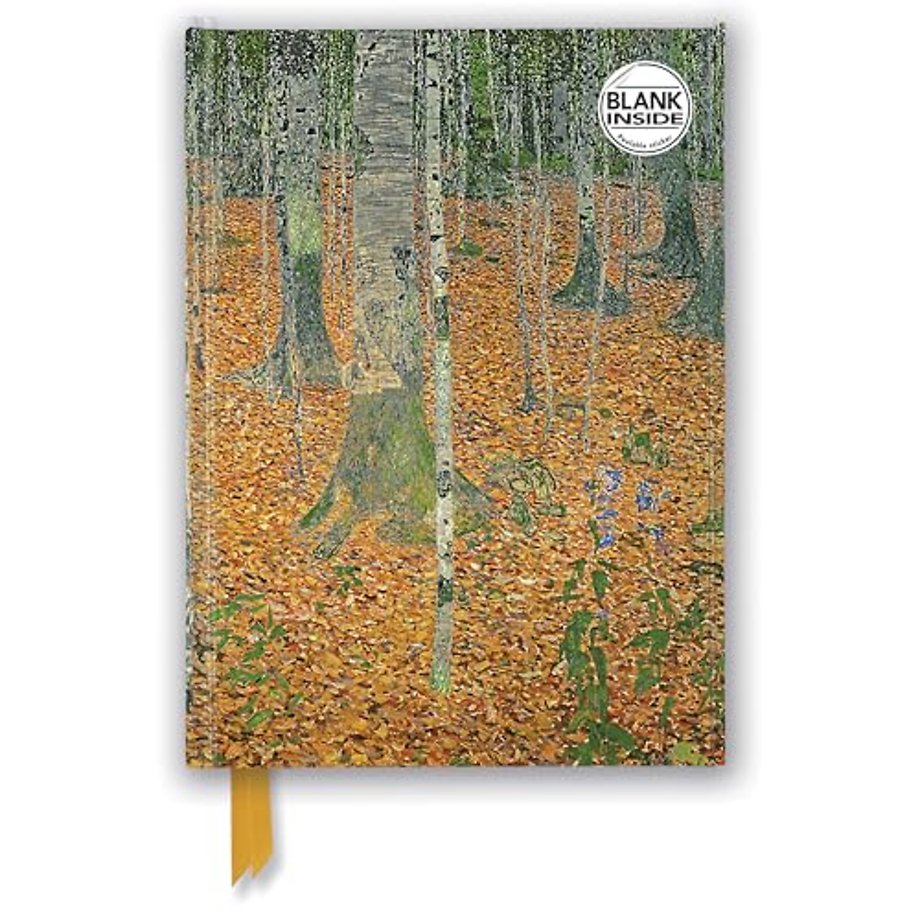 Gustav Klimt: The Birch Wood (Foiled Blank Journal)