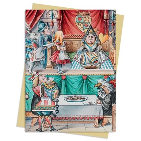 Alice and the Queen of Hearts Greeting Card Pack