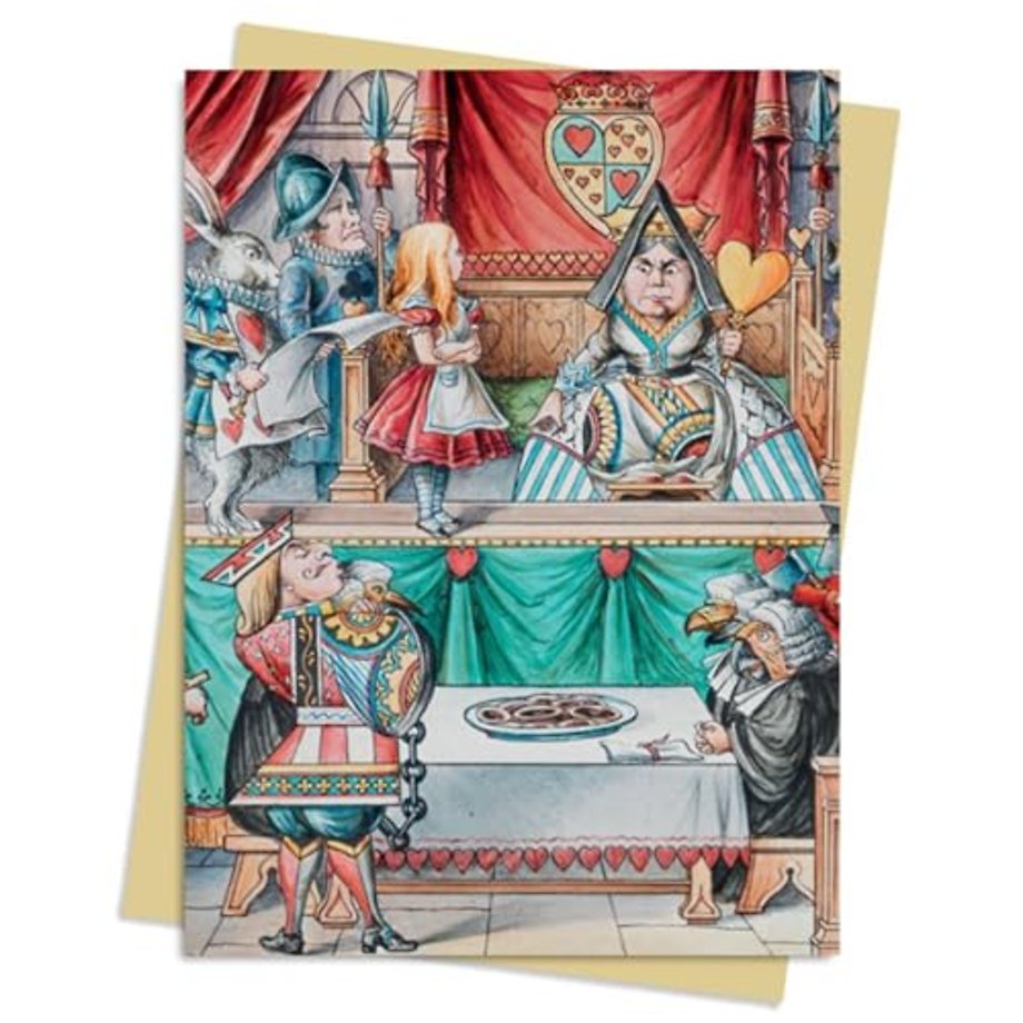 Alice and the Queen of Hearts Greeting Card Pack