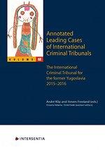 Annotated Leading Cases of International Criminal Tribunals - Volume 68