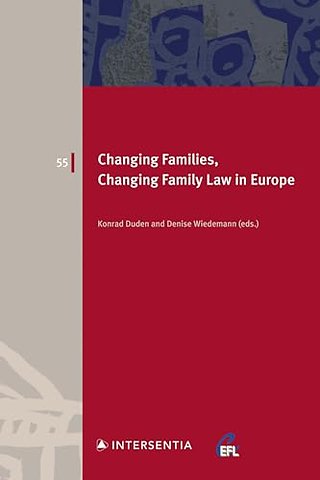 Changing Families, Changing Family Law in Europe