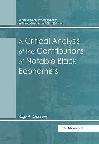 Critical Analysis of the Contributions of Notable Black Economists