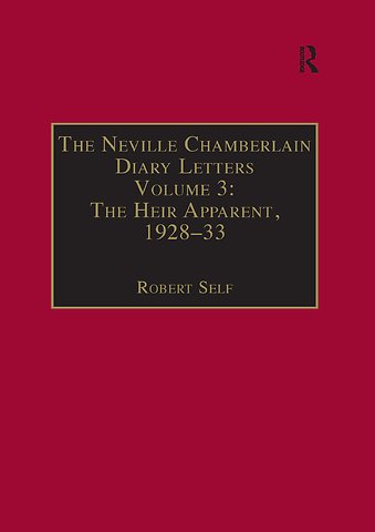Neville Chamberlain Diary Letters