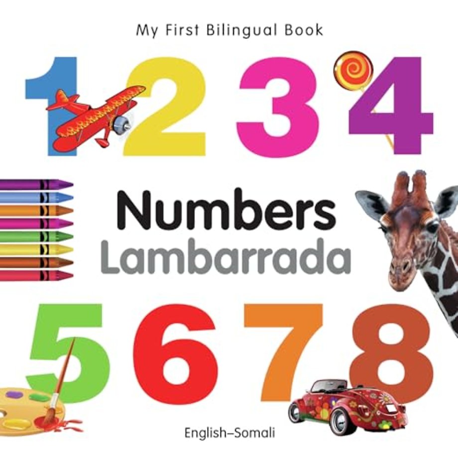 My First Bilingual Book -  Numbers (English-Somali)