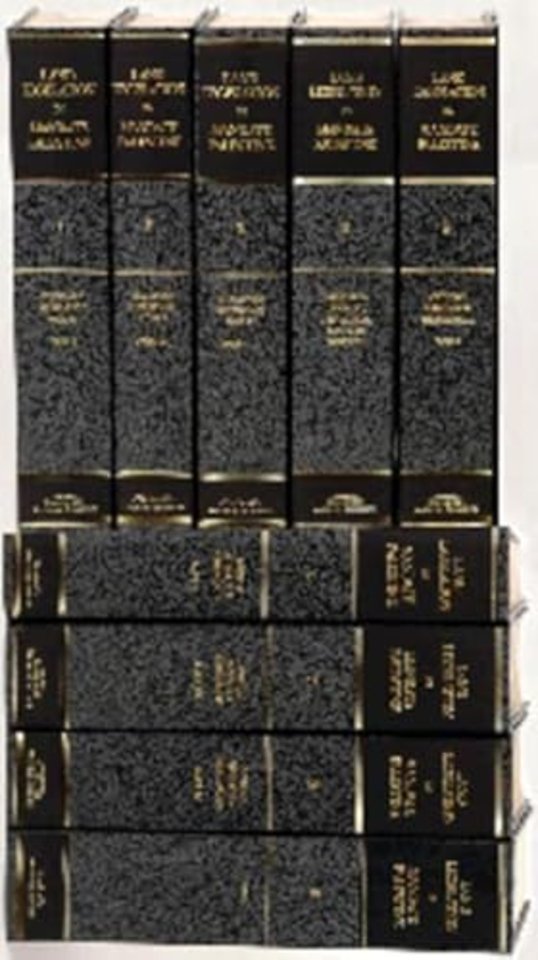Land Legislation in Mandate Palestine 9 Volume Hardback Set Including Boxed Maps