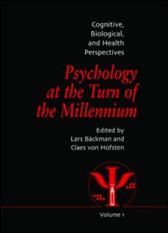 Psychology at the Turn of the Millennium, Volume 1