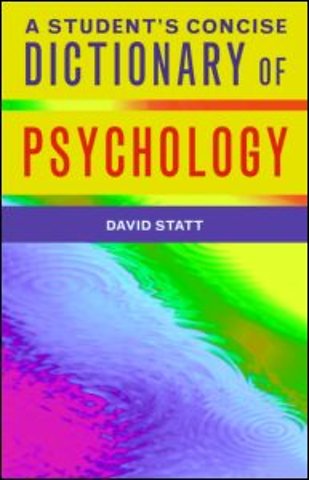 Student's Dictionary of Psychology