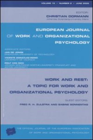 Work and Rest: A Topic for Work and Organizational Psychology