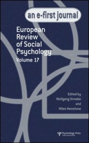 European Review of Social Psychology: Volume 17