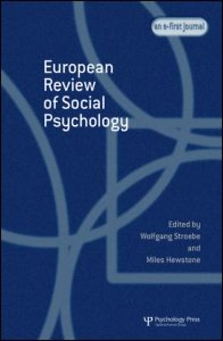 European Review of Social Psychology: Volume 16