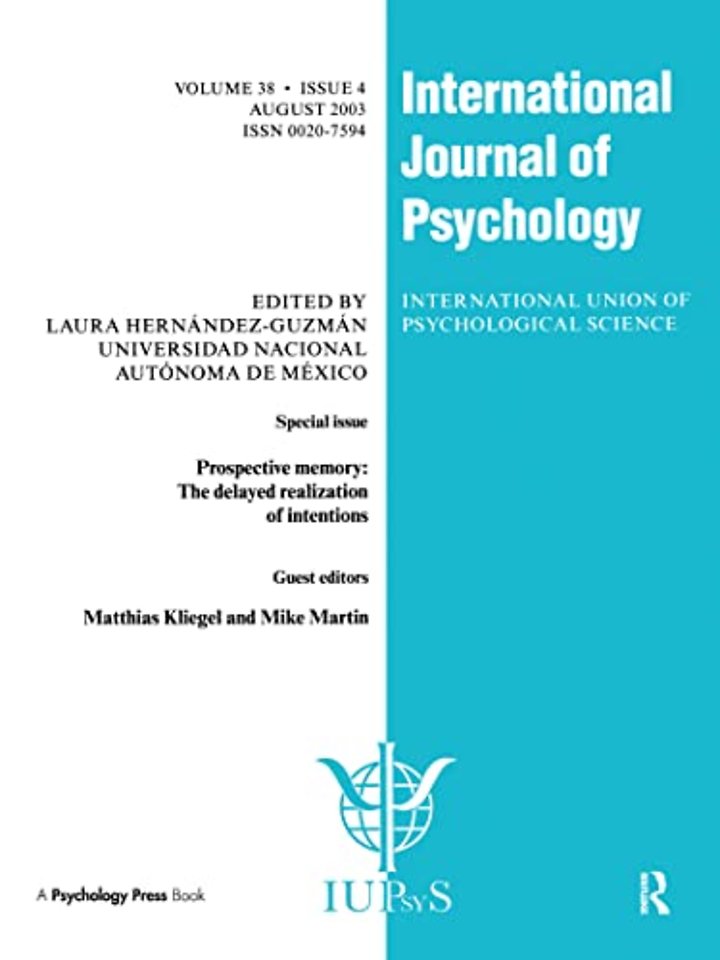 Prospective Memory: The Delayed Realization of Intentions