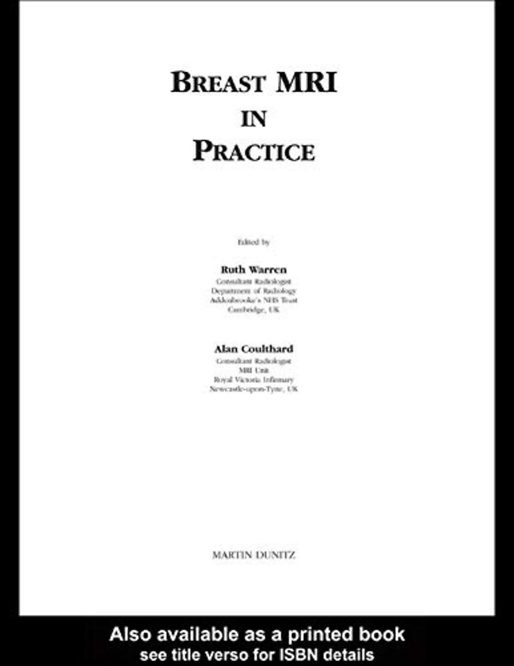 Breast MRI in Practice