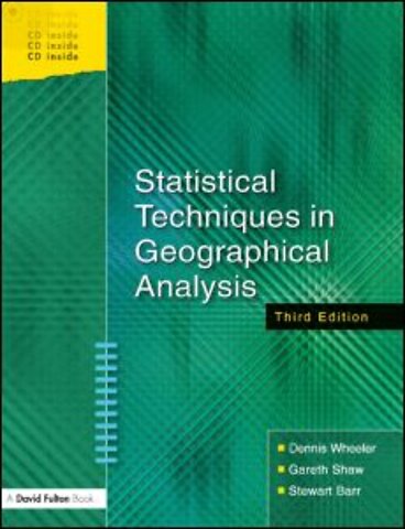 Statistical Techniques in Geographical Analysis