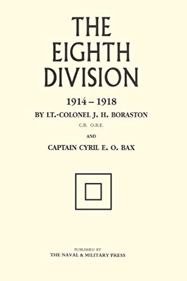 Eighth Division in War 1914-1918