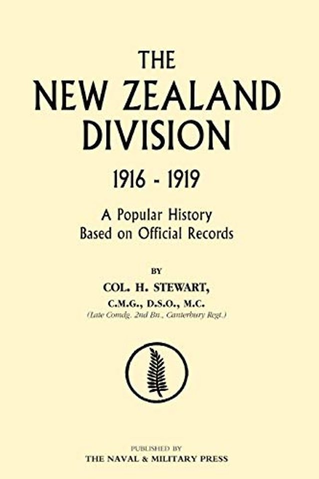 New Zealand Division 1916-1919