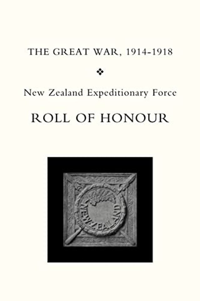 NZEF Roll of Honour, Great War 1914-1918