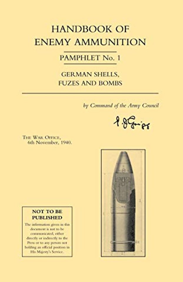 Handbook of Enemy Ammunition Pamphlet