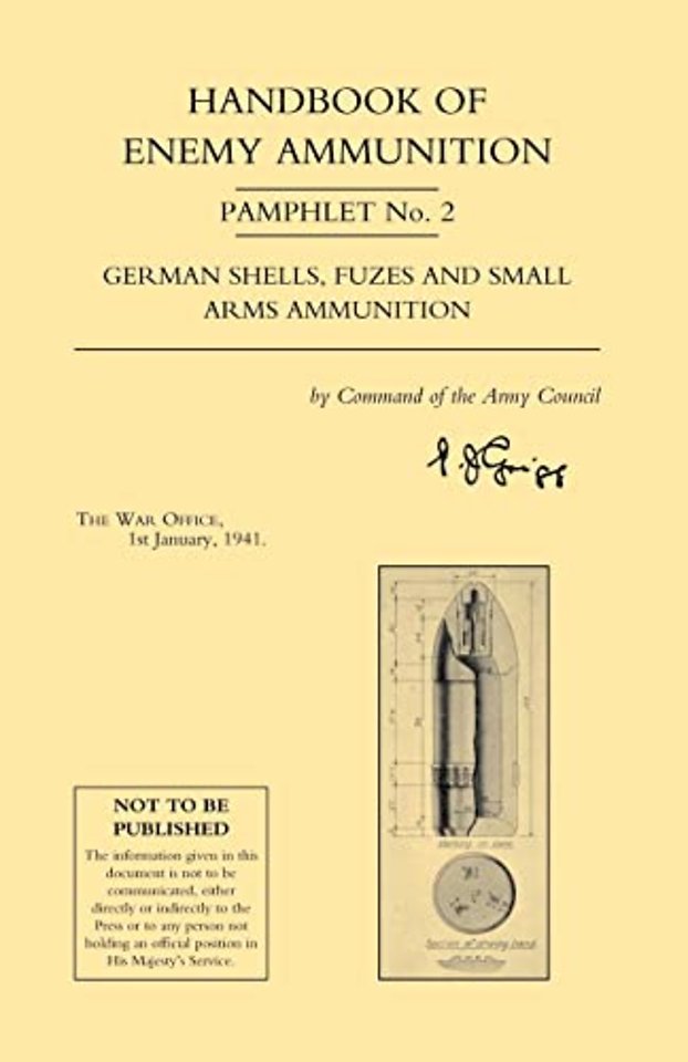 Handbook of Enemy Ammunition Pamphlet