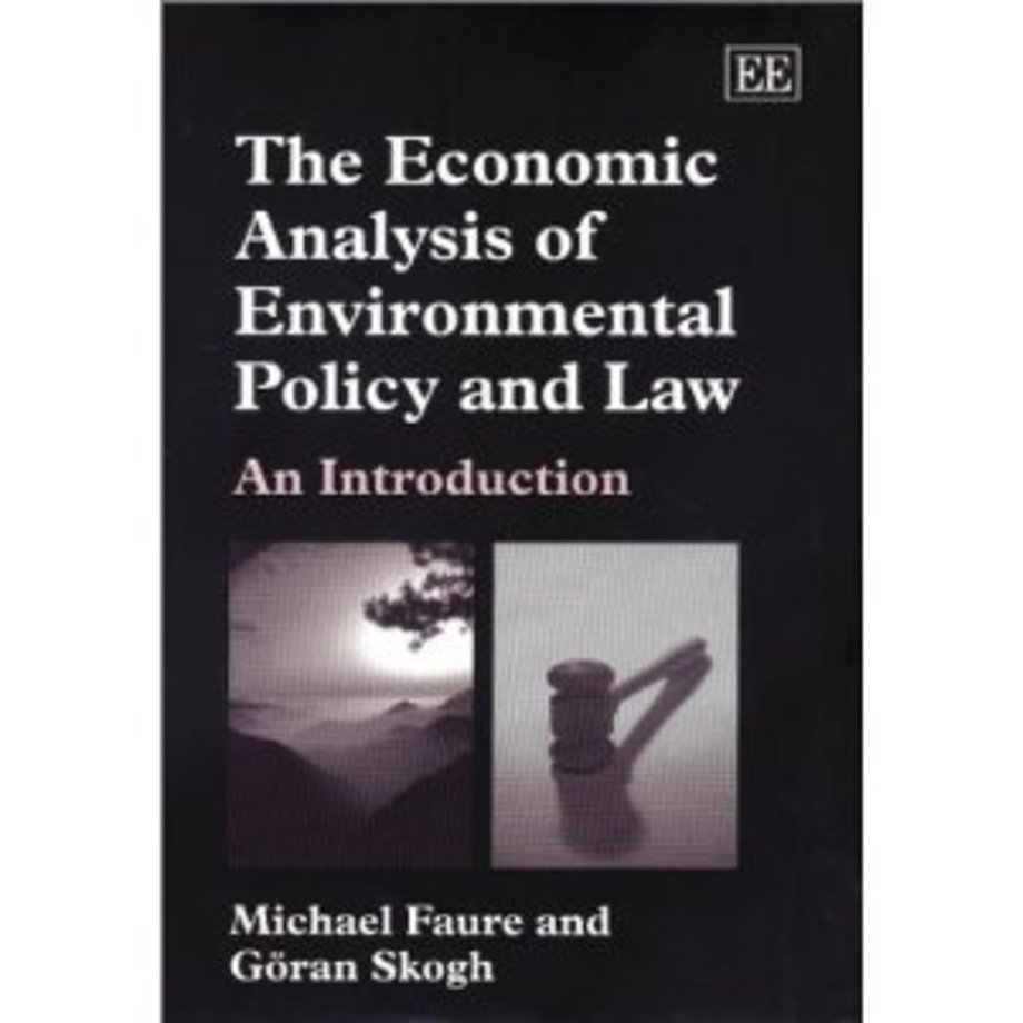 The Economic Analysis of Environmental Policy an – An Introduction