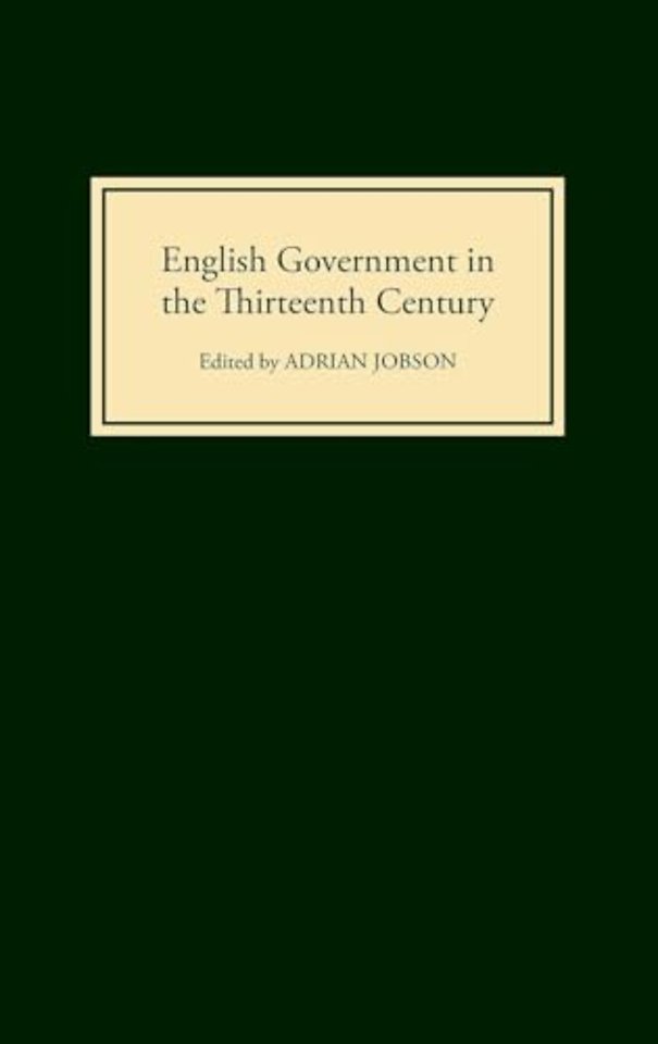 English Government in the Thirteenth Century