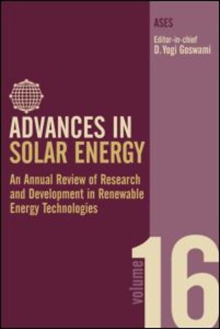 Advances in Solar Energy: Volume 16